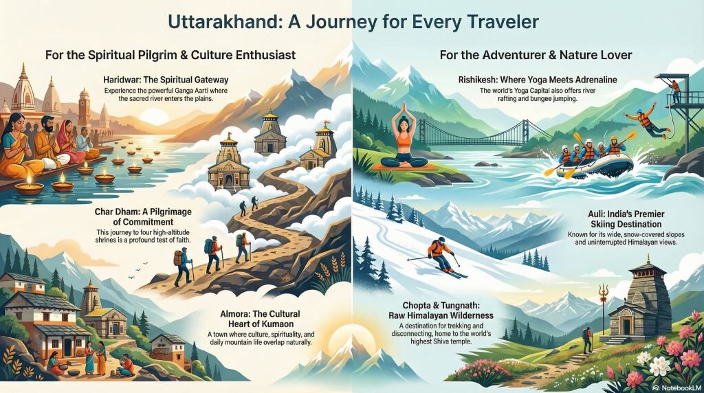 Top Tourist Places to Visit in Uttarakhand, Complete Travel Guide