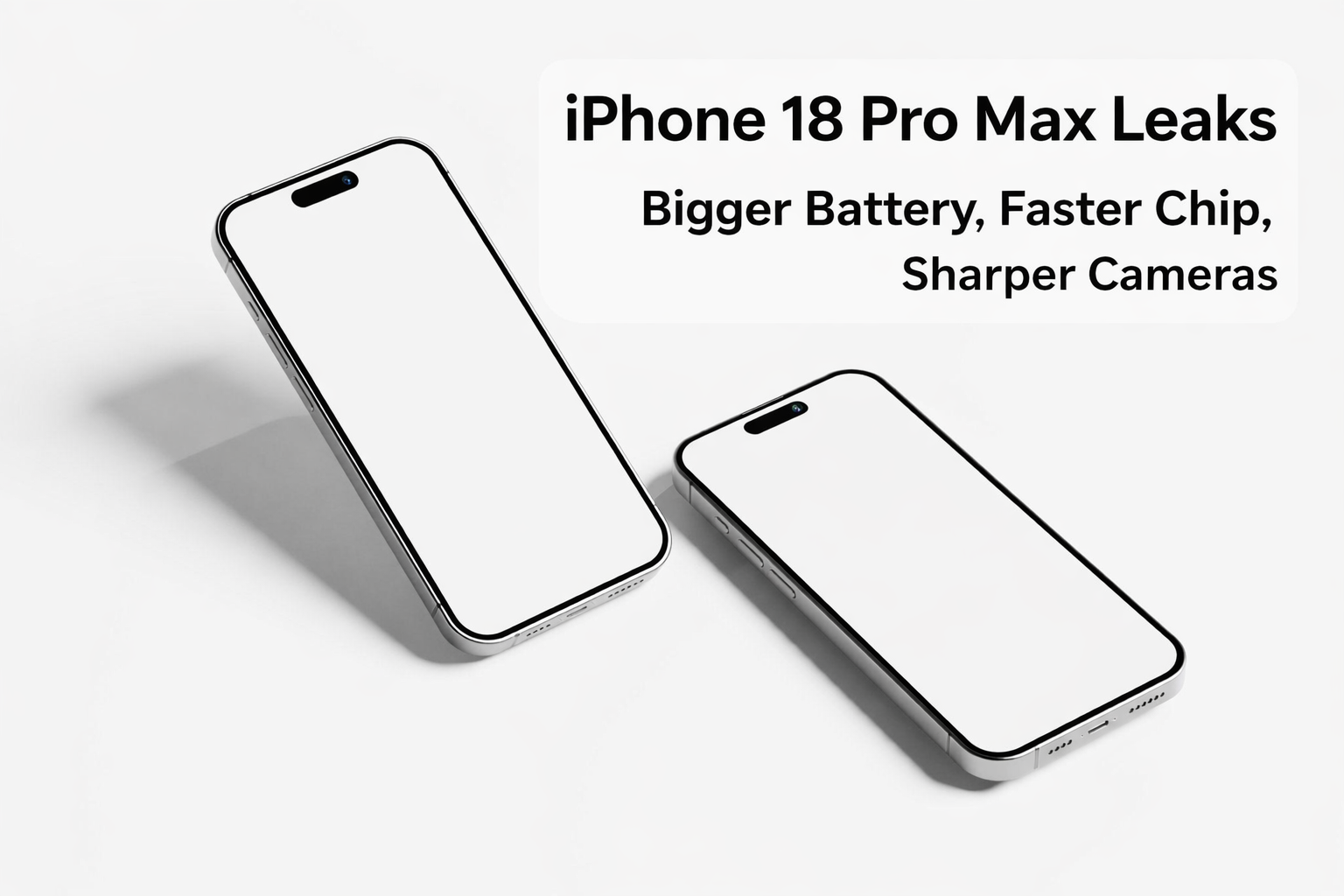 iphone 18 pro max leaks